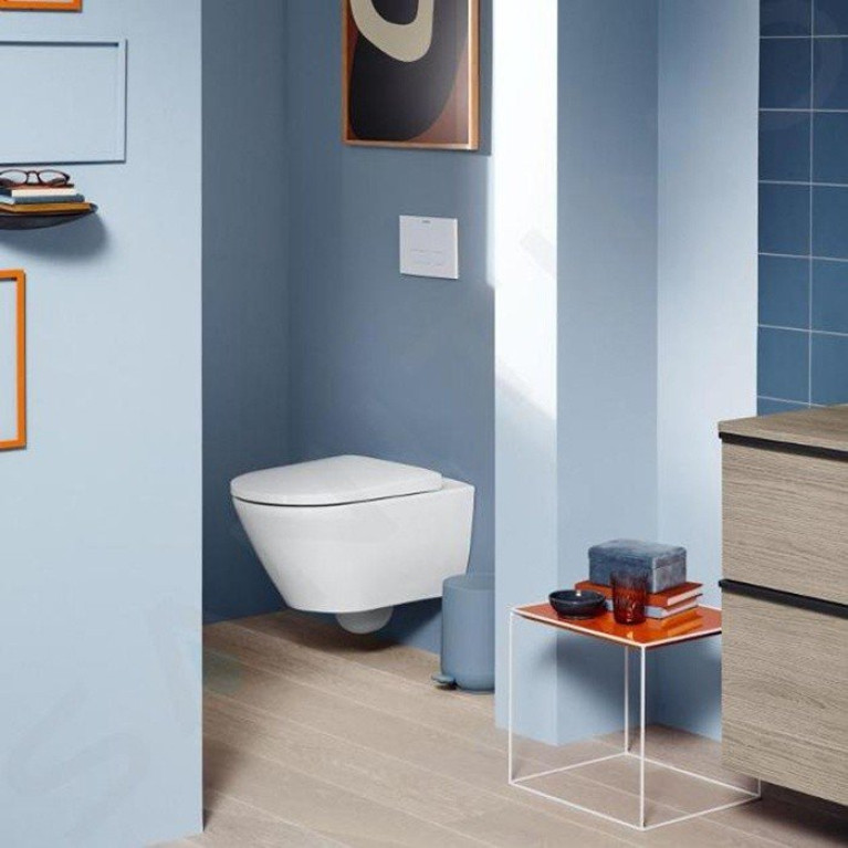Duravit D-Neo Унитаз подвесной 257709, 540x370 мм, безободковый, с сиденьем 002169 микролифт, цвет: белый (СПЕЦЦЕНА с нашего склада)