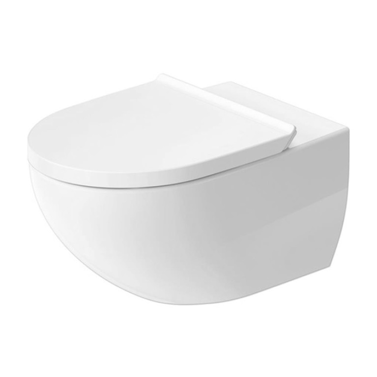 Duravit Architec Унитаз подвесной 257209, 575х365 мм, безободковый, с сиденьем 006969 микролифт, цвет: белый (СПЕЦЦЕНА с нашего склада)