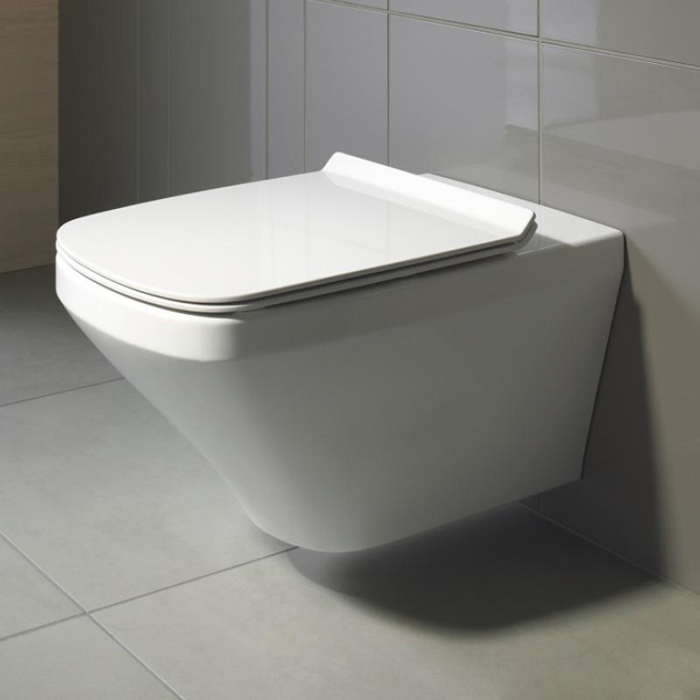 DURAVIT DURASTYLE Комплект: подвесной унитаз Rimless  2551090000 370х540 мм.+сиденье с SoftClose 006379 (СПЕЦЦЕНА)