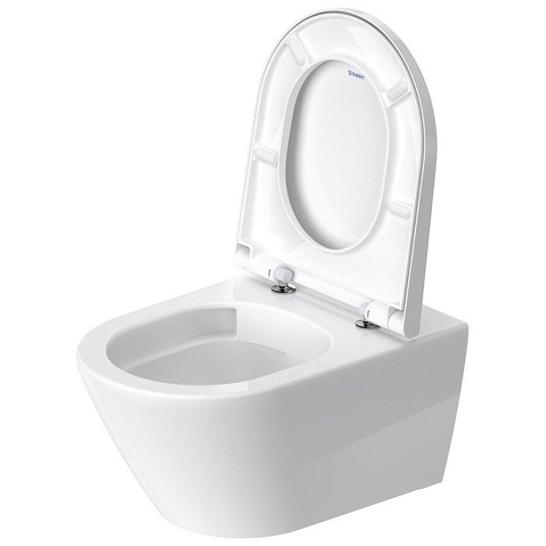 Duravit D-Neo Унитаз подвесной 257709, 540x370 мм, безободковый, с сиденьем 002169 микролифт, цвет: белый (СПЕЦЦЕНА с нашего склада)