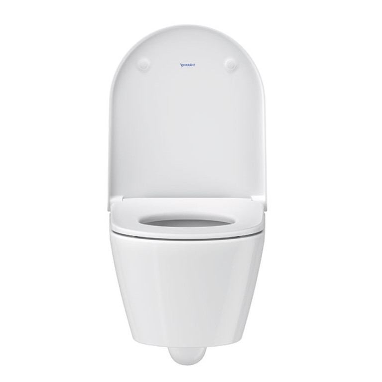 Duravit D-Neo Комплект: Унитаз подвесной 2588090000, укороченный в 370x480x400 mm, комплекте с сиденьем 0021690000 , цвет: белый (Спеццена)
