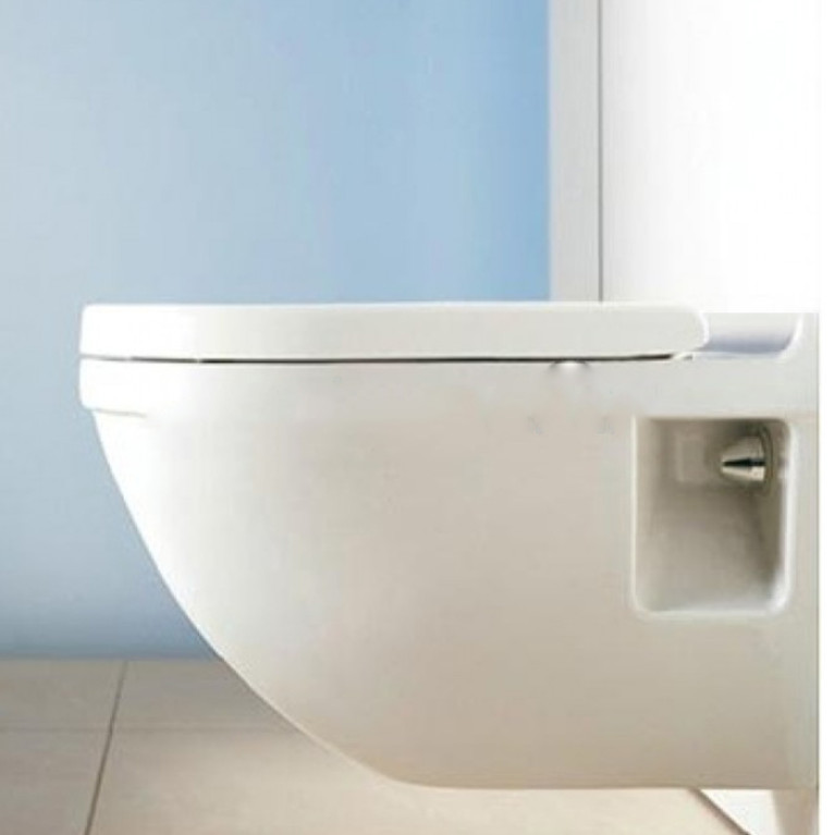 Duravit Starck 3 Комплект: унитаз подвесной  360х540 мм 220009 + сиденье с микролифтом: 006389 цвет: белый