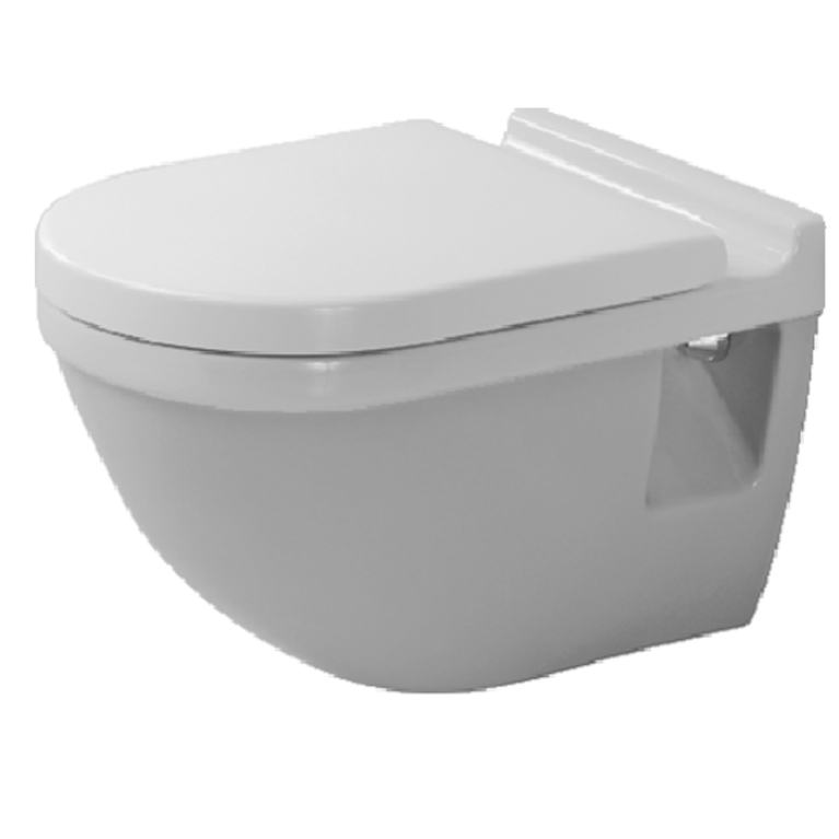 Duravit Starck 3 Комплект: унитаз подвесной  360х540 мм 220009 + сиденье с микролифтом: 006389 цвет: белый