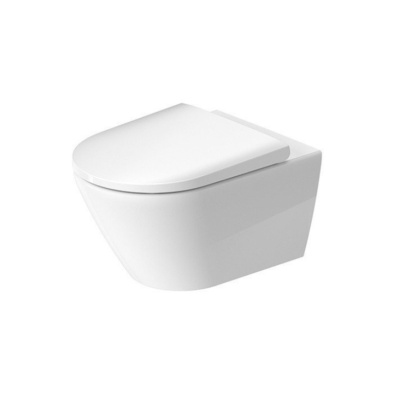 Duravit D-Neo Унитаз подвесной 257709, 540x370 мм, безободковый, с сиденьем 002169 микролифт, цвет: белый (СПЕЦЦЕНА с нашего склада)