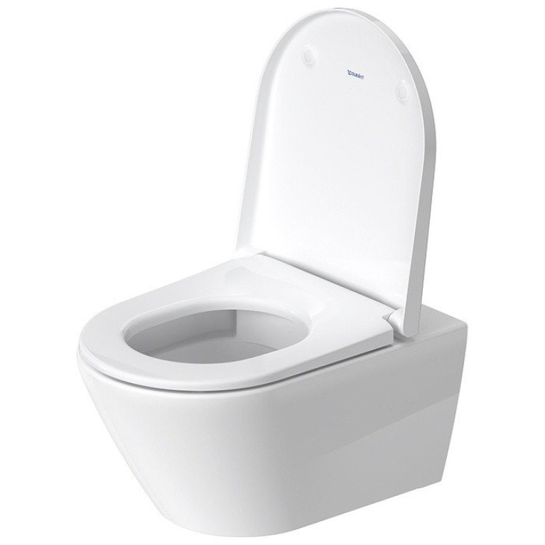 Duravit D-Neo Унитаз подвесной 257709, 540x370 мм, безободковый, с сиденьем 002169 микролифт, цвет: белый (СПЕЦЦЕНА с нашего склада)