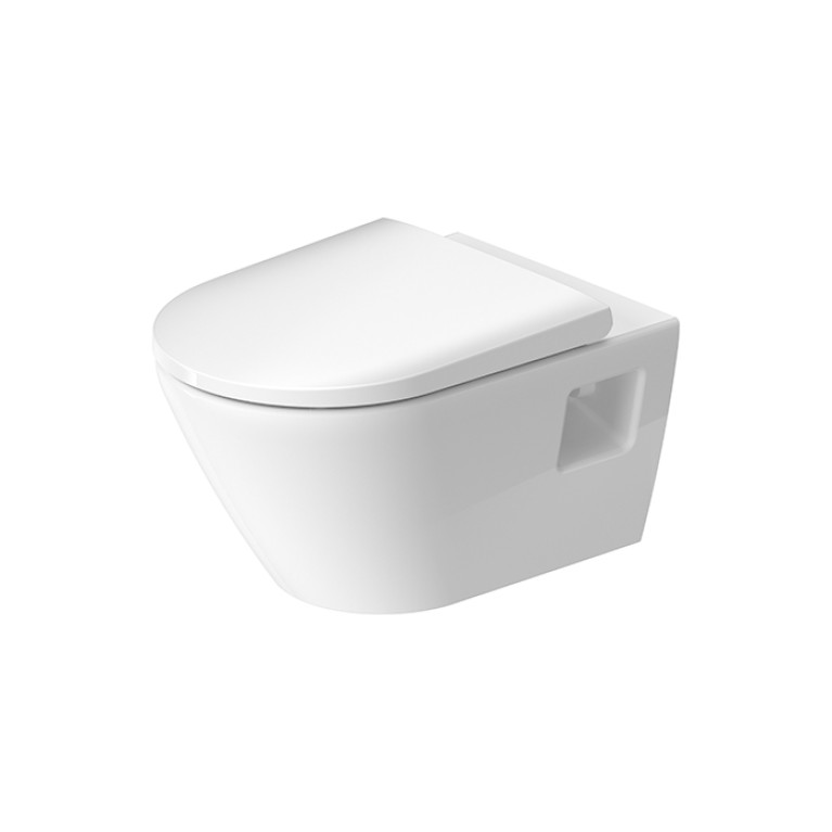 Duravit D-Neo Унитаз подвесной, 370 x 540 мм, безободковый, в комплекте с сиденьем 0021690000 цвет: белый СПЕЦЦЕНА с нашего склада!