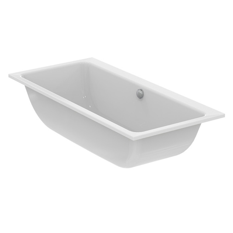 Ideal Standard Dolce Vita Ванна 190x90 см, встраиваемая, акрил, диаметр  слива 52 мм, без панелей, перелива, ножки в комплекте цвет: белый глянец