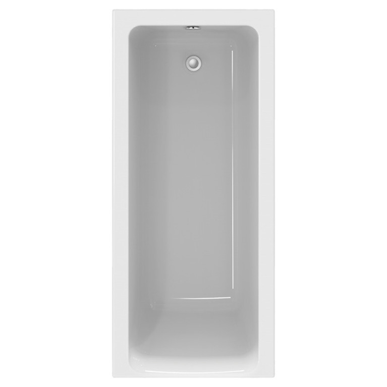 Ideal Standard Connect Air Ванна 170x75 см, встраиваемая, акрил, диаметр  слива 52 мм, без панелей, перелива, без ножек цвет: белый глянец