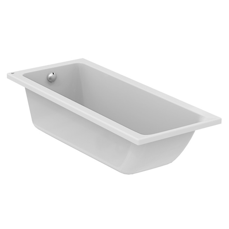 Ideal Standard Connect Air Ванна 170x70 см, встраиваемая, акрил, диаметр  слива 52 мм, без панелей, перелива, без ножек цвет: белый глянец