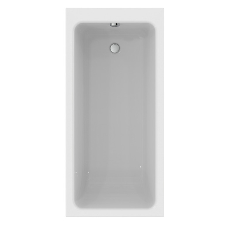 Ideal Standard Dolce Vita Ванна 170x80 см, встраиваемая, акрил, диаметр  слива 52 мм, без панелей, перелива, ножки в комплекте цвет: белый глянец