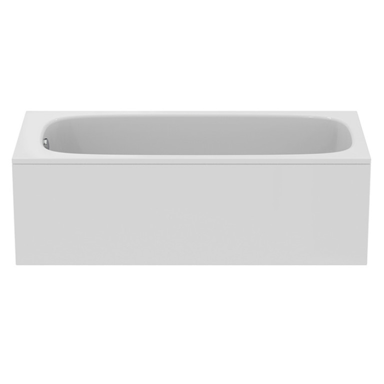 Ideal Standard i.life Ванна 180x80 см, встраиваемая, акрил, диаметр  слива 52 мм, без панелей, перелива, без ножек цвет: белый глянец