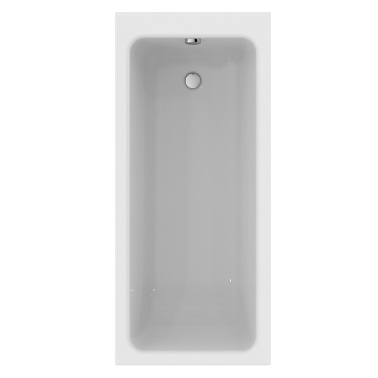 Ideal Standard Dolce Vita Ванна 170x75 см, встраиваемая, акрил, диаметр  слива 52 мм, без панелей, перелива, ножки в комплекте цвет: белый глянец