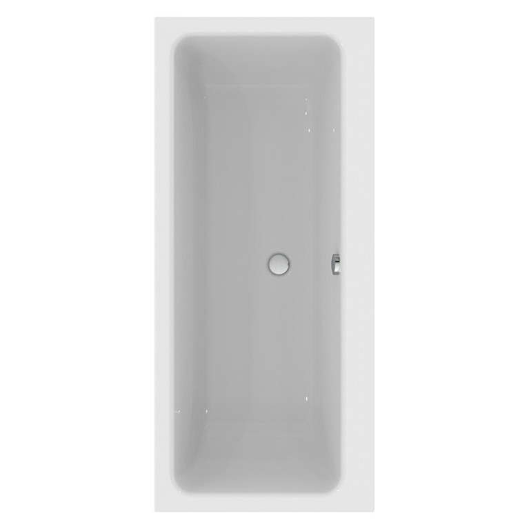 Ideal Standard Dolce Vita DUO Ванна 180x80 см, встраиваемая, акрил, диаметр  слива 52 мм, без панелей, перелива, ножки в комплекте цвет: белый глянец