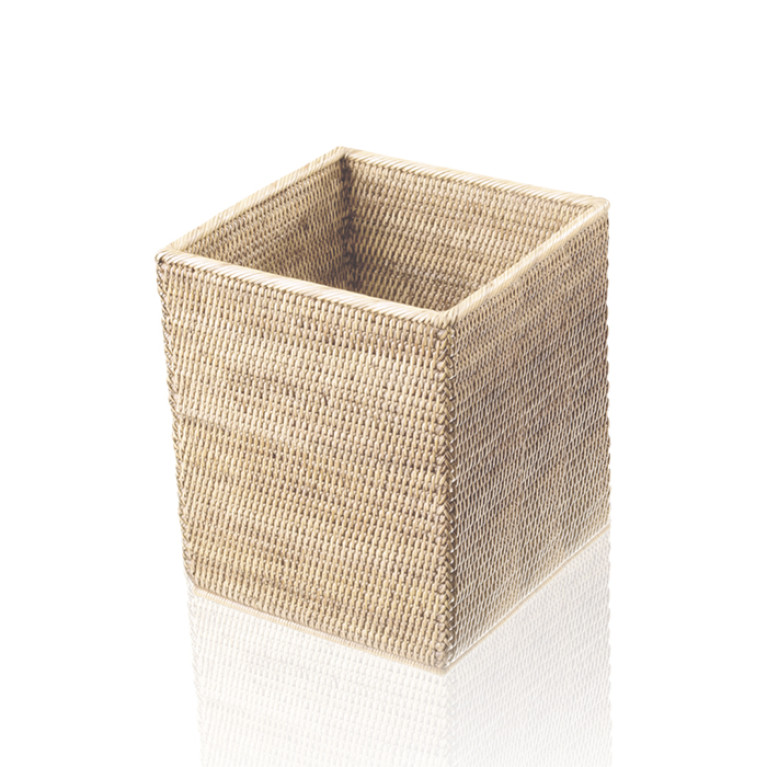 Decor Walther Basket QK Корзина для бумаги 25x25x30см, цвет: ротанг светлый