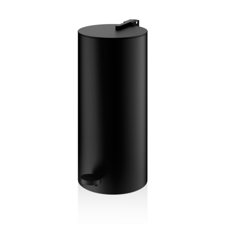 Decor Walther Bin 3 Ведро 14.5xh33.5см, с педалью и крышкой, цвет: черный матовый