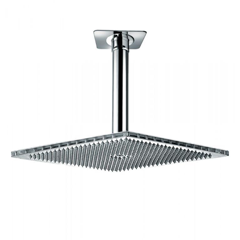 BOSSINI DREAM-CUBE Верхний душ 400 x 400 mm 1 режим - держателем вертикальным 300 x &Oslash; 36 mm, цвет: хром