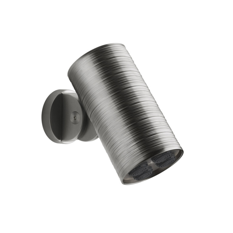 GESSI 316 TRAME Верхний душ &Oslash;79 мм., с настенным креплением, 4 струи, цвет Steel Brushed