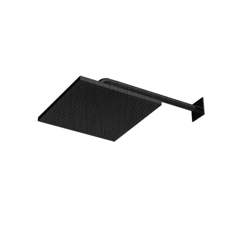 ALMAR VELVET RAIN Верхний душ 300х300 мм  (без держателя) отделка  Absolute Black  Brushed PVD