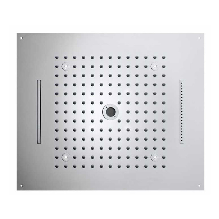 BOSSINI DREAM/4 Верхний душ 570 x 470 mm, 4 режима (дождь, каскад, водопад, моноструя), с 4 LED (белый), блок питания/управления, цвет: хром