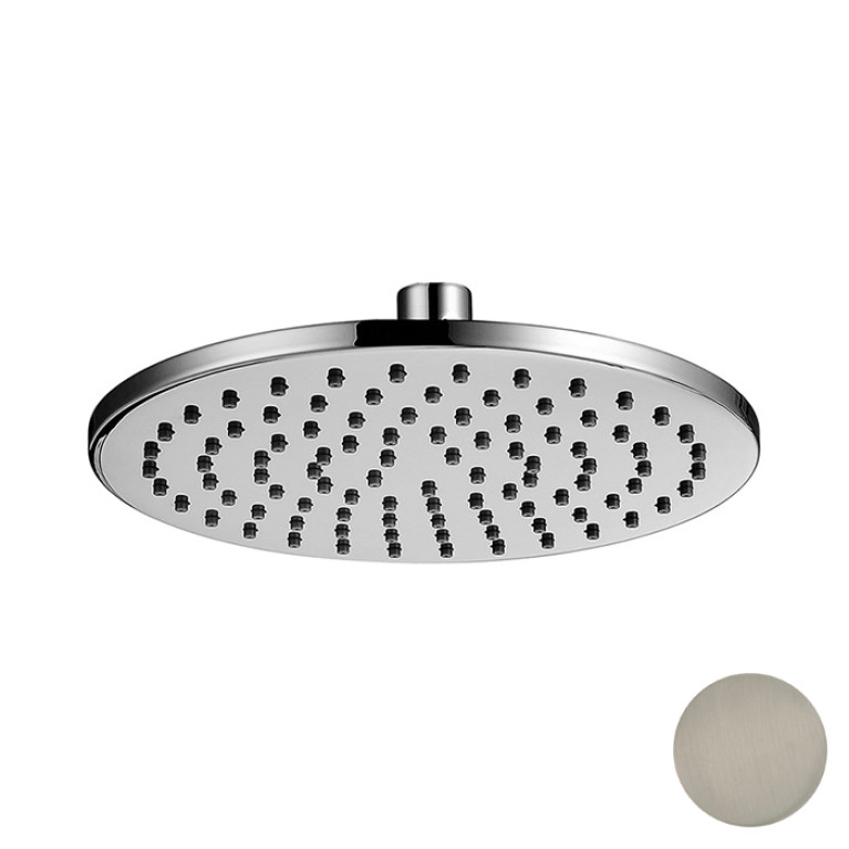 CISAL Shower Верхний душ D=200 мм без держателя, цвет Brushed Nickel