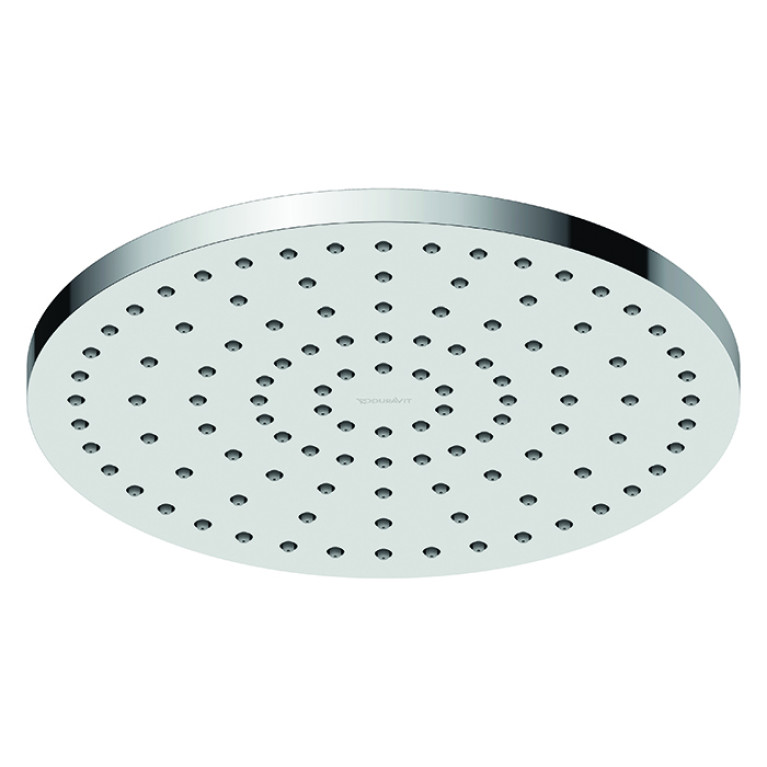 Duravit Верхний душ 250, Материал: пластик, соединительная резьба 1/2&ldquo;, Монтаж: потолок или стена, хром