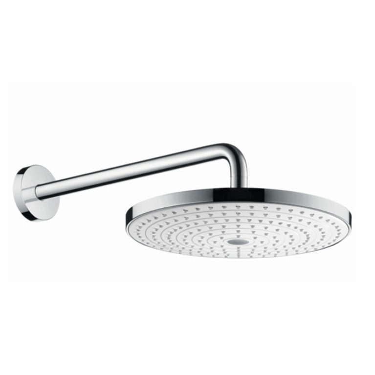 HG Raindance Select S 300 Верхний душ 2jet (RainAir, Rain), d300мм,  с настенным держателем 390 мм,  цвет: белый/хром (НЕ ПРОИЗВОДИТСЯ!)