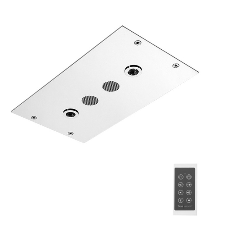FIMA|Carlo Frattini Wellness Верхний модуль Modular 350х200 мм., встраиваемый в потолок, Bluetooth, LED подсветка-хромотерапия с 8 цветами, цвет хром