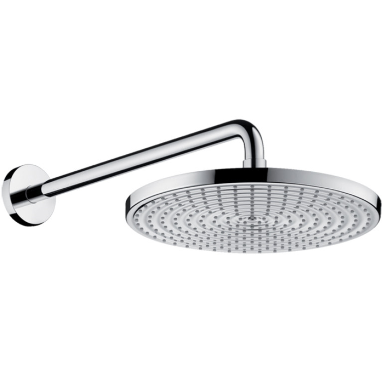 HG Raindance S Верхний душ 1jet (RainAir), d300мм, с настенным держателем 460 мм, шарнирное соединение, G1/2, цвет: хром