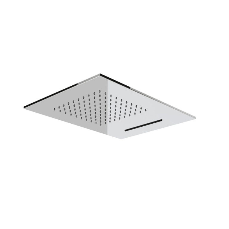 Gessi Emporio Emporio shower Душевая головка для потолочного крепления с функцией ТРОПИЧЕСКИЙ ЛИВЕНЬ/ВОДОПАД, цвет: Mirror Steel