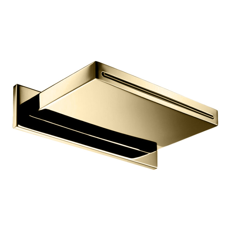 Almar Каскадный душ настенный душ, Gold Polished PVD