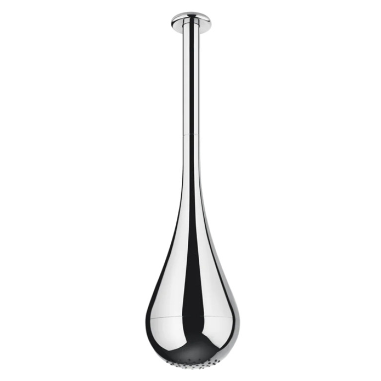 Gessi Goccia Верхний душ для потолочного крепления каплевидной формы, h=602мм, цвет: хром