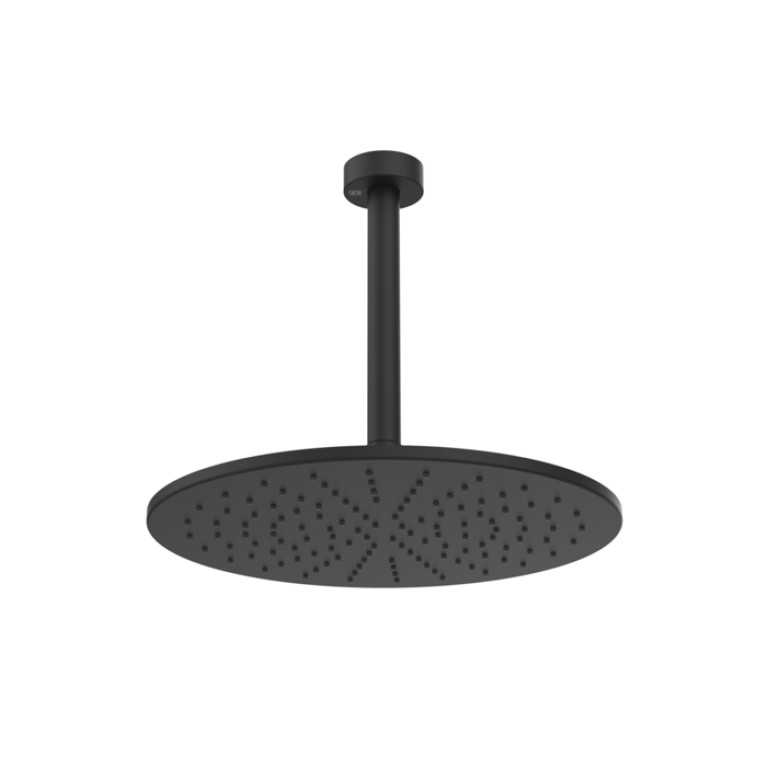 Gessi Emporio Emporio shower Душевая головка потолочная, поворотная с шарниром, с защитой от известкового налёта, цвет: Black XL