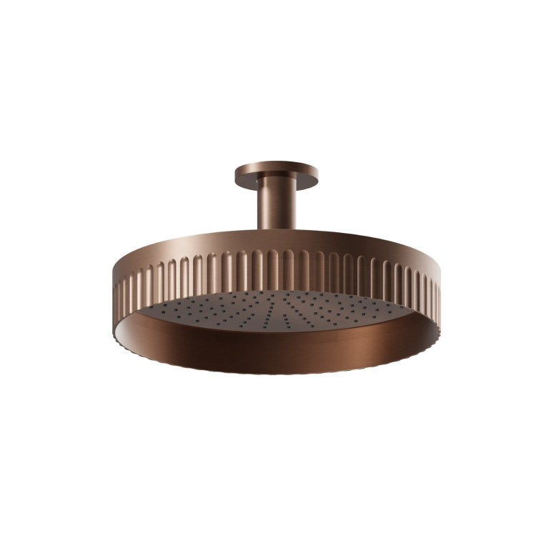 Newform Ionika wellness Верхний душ, потолочный монтаж   &Oslash; 300мм , цвет: PVD brushed copper bronze