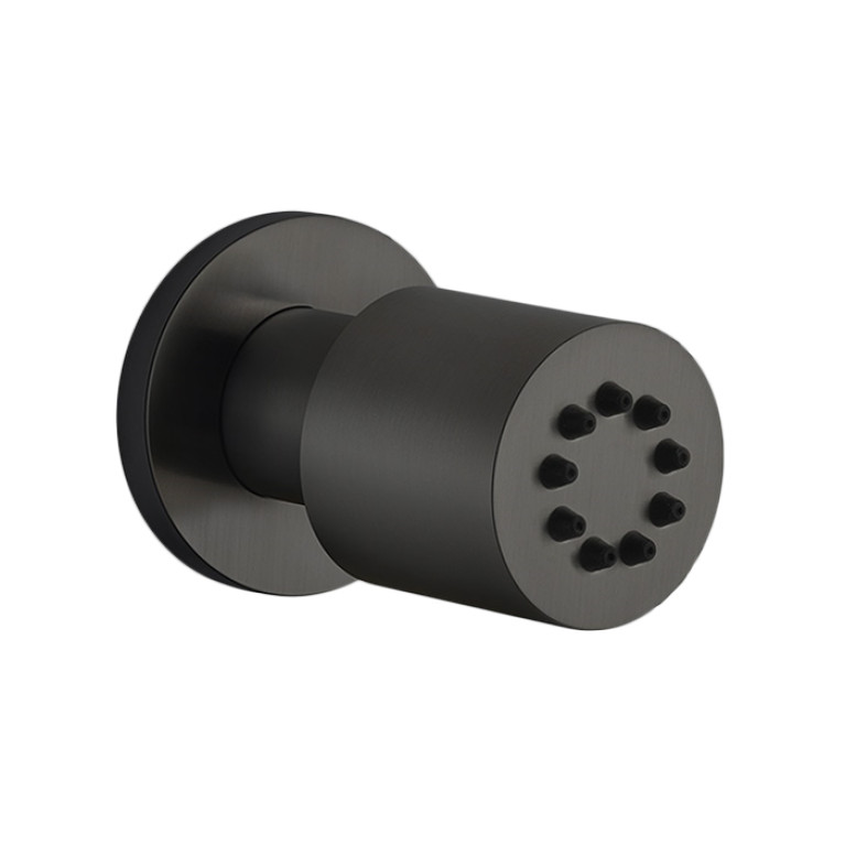 Gessi Body Jets Поворотная боковая форсунка, цвет: Black Metal Brushed PVD