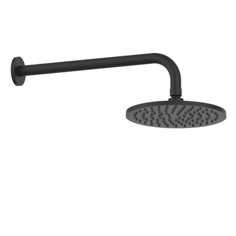Gessi Emporio  shower Душевая головка D 200 мм, для настенного крепления, поворотная, с защитой от известкового налёта, цвет: Black XL
