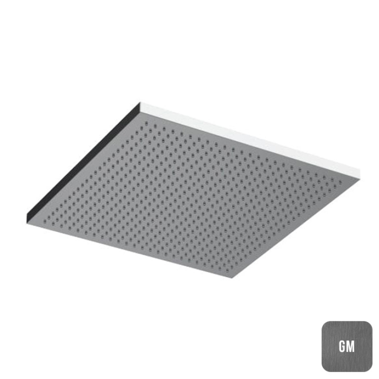 ALMAR VELVET RAIN Верхний душ 300х300 мм (без держателя), цвет Gun Metal Brushed PVD