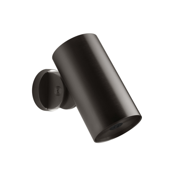 GESSI 316 FLESSA Верхний душ &Oslash;79 мм., с настенным креплением, распыление, цвет Black Metal Brushed PVD