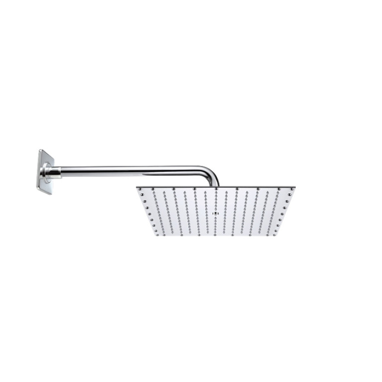 BOSSINI PARIS-CUBE Верхний душ 300 x 300 mm, настенный кронштейн &Oslash; 28 x 400 mm, цвет: хром