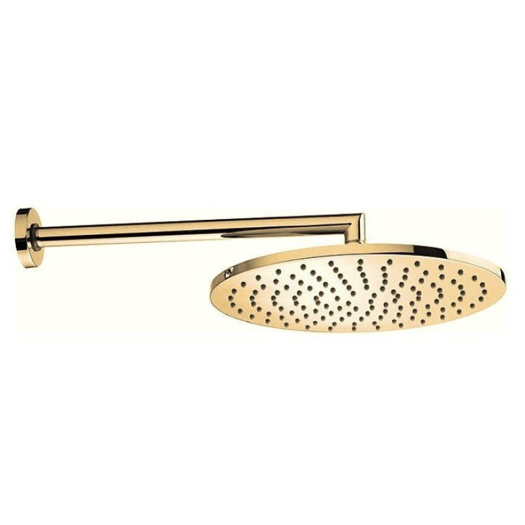 Bossini Верхний душ Cosmo &Oslash; 280 mm с кронштейном 400 mm, цвет: Gold PVD
