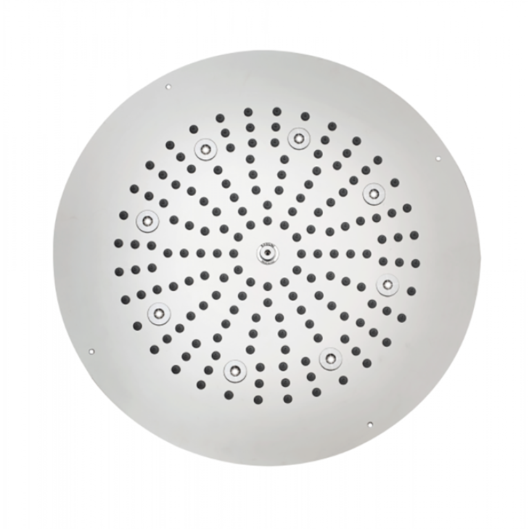 BOSSINI DREAM-OKI Верхний душ &Oslash; 470 mm с 8 LED  RGB, блок питания/управления, Cromoterapia, гибкая подводка,, цвет: хром