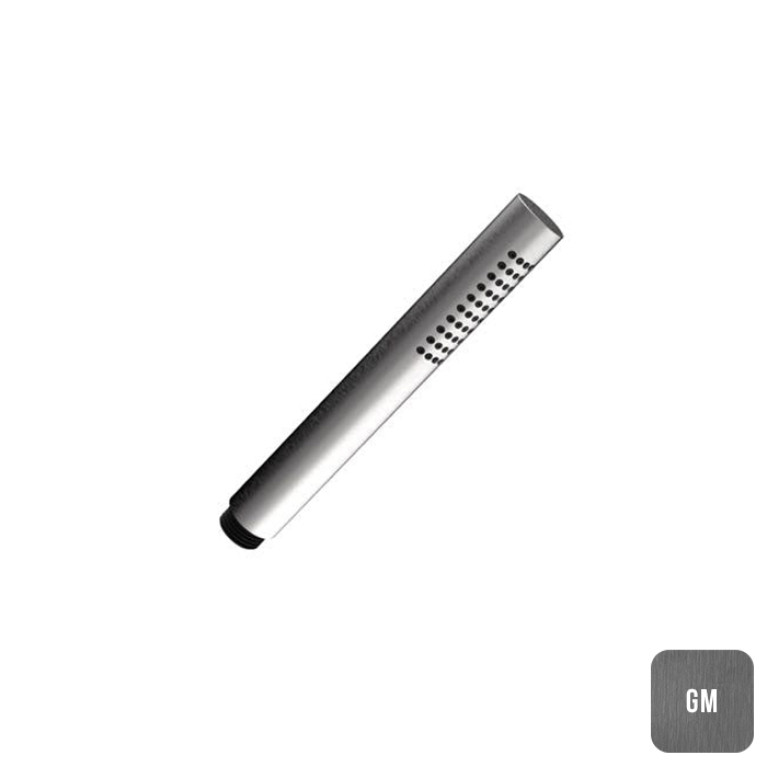 ALMAR Лейка душевая ручная EasySteel с одним типом струи, цвет Gun Metal Brushed PVD
