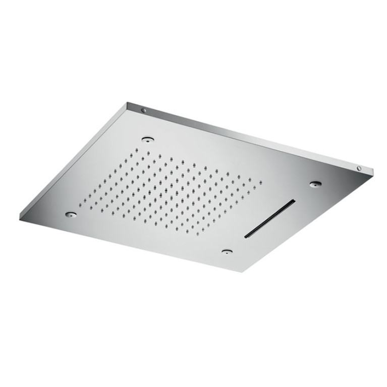 Almar Душевая лейка потолочная встраив., 500х500 мм, 3 режима, цвет Mirror Stainless Steel
