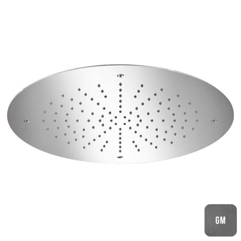 ALMAR ROUND Верхний душ круглый  , 498 мм, нерж сталь, цвет Gun Metal Brushed PVD