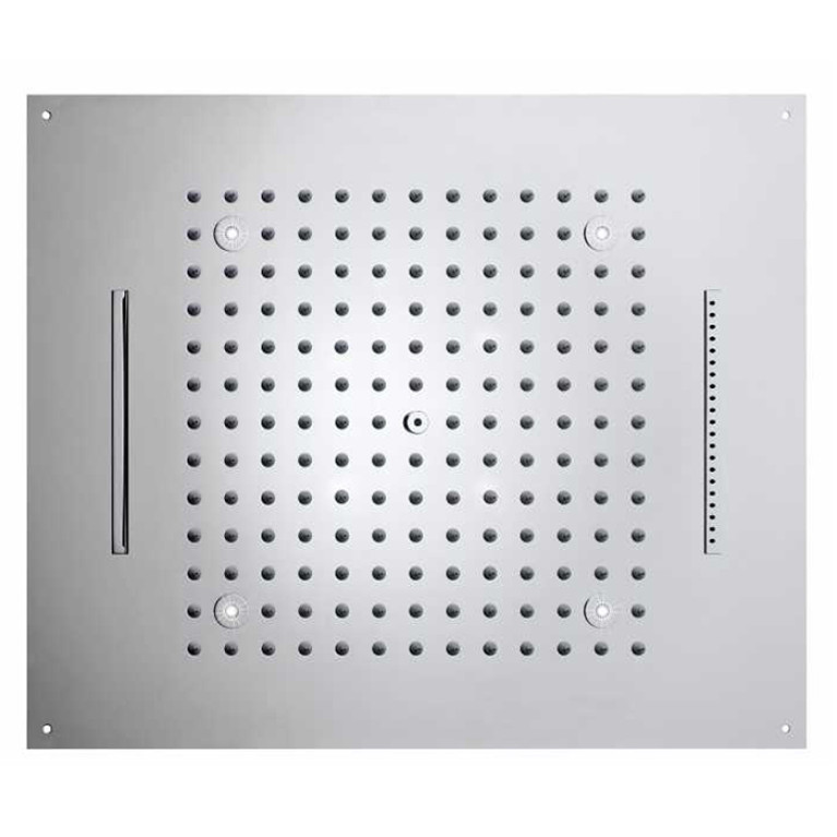 BOSSINI DREAM/3 Верхний душ 570 x 470 mm, 3 режима (дождь, каскад, водопад), с 4 LED (белый), блок питания/управления, цвет: хром