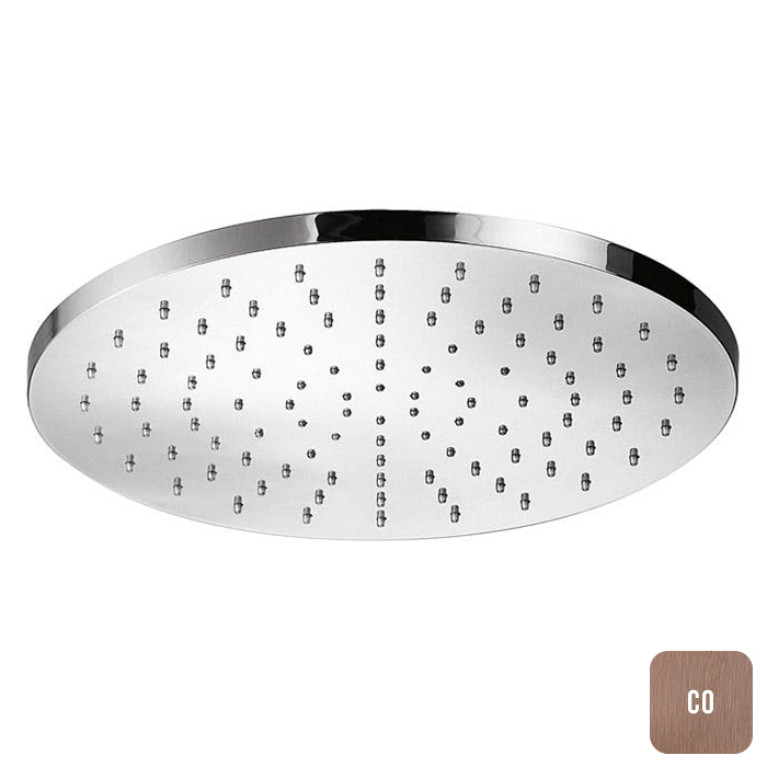 ALMAR ROUND Верхний душ  круглый, 300 мм, латунь, цвет Copper Brushed PVD