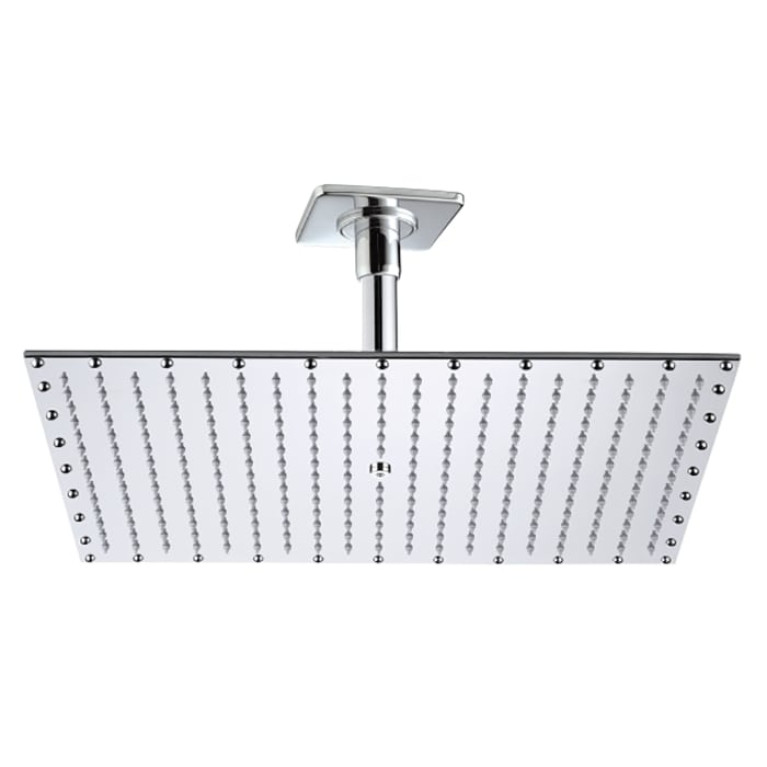 BOSSINI PARIS-RECTANGULAR Верхний душ 400 x 300 mm - потолочный кронштейн 150 mm, цвет: хром