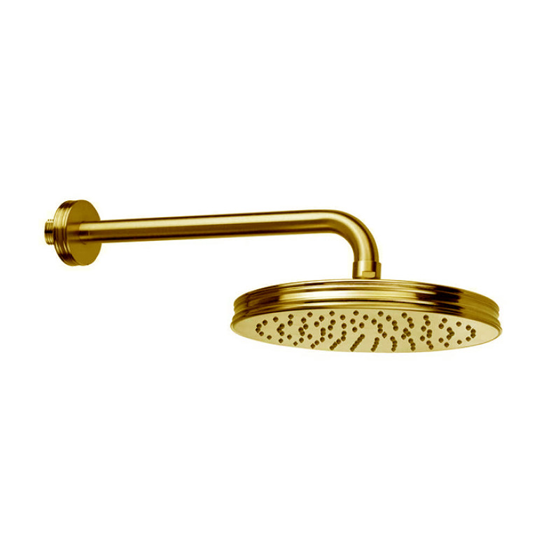 Bossini Liberty Верхний душ 210 мм,кронштейн 280 мм,  цвет: Brushed bronze matt