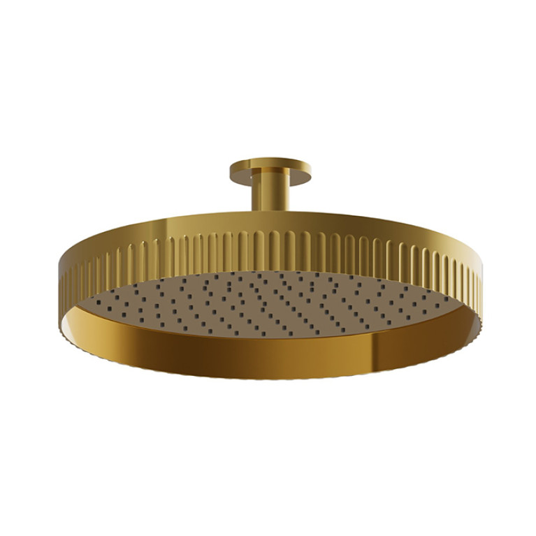Newform Ionika wellness Верхний душ, потолочный монтаж   &Oslash; 400мм , цвет: PVD glossy gold