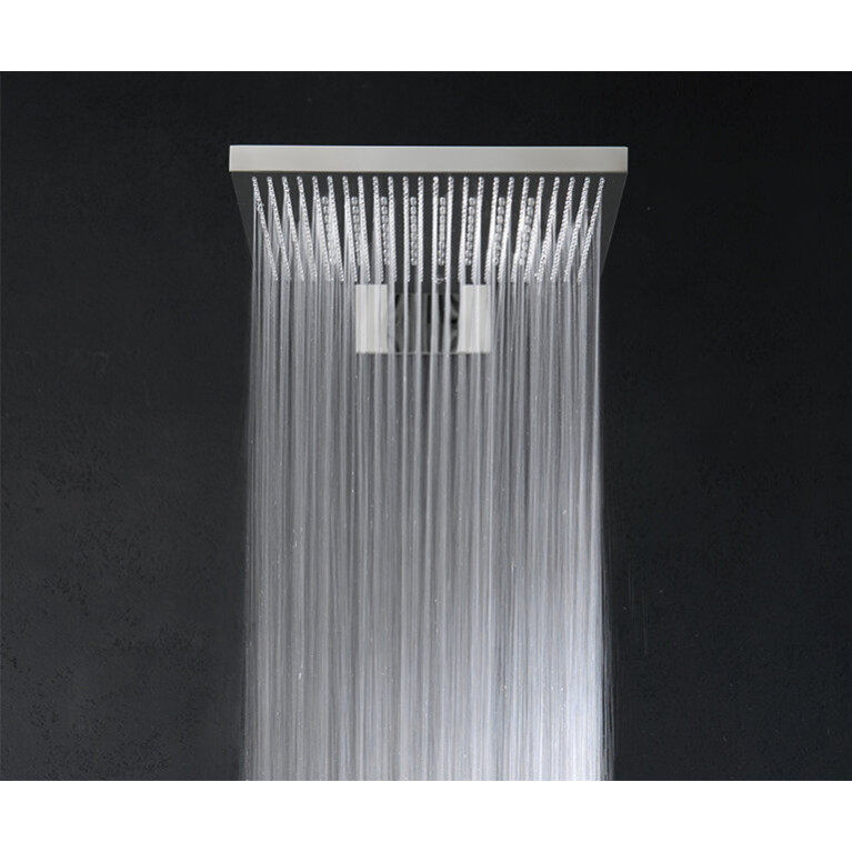 Almar VELVET DUAL FLOW Душевая лейка из стены, 300х300 мм, 2 режима, материал нерж. сталь, цвет Mirror Stainless Steel