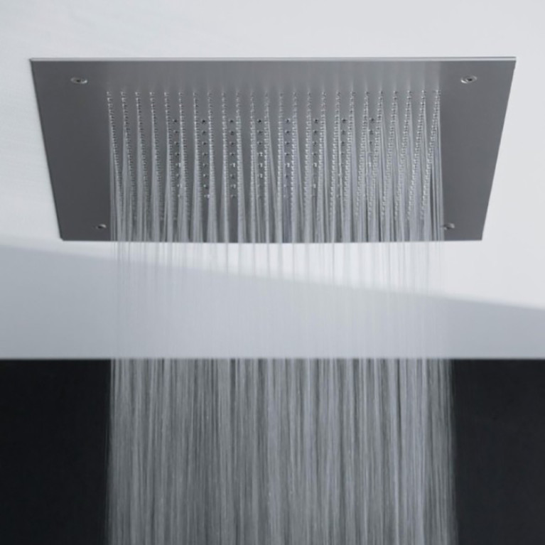 Almar Душевая лейка потолочная встраив., 380х380 мм, 2 режима, цвет Mirror Stainless Steel